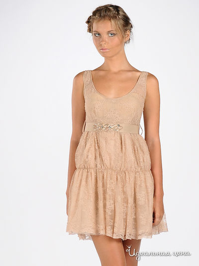 Платье Blugirl Blumarine, цвет цвет бежевый