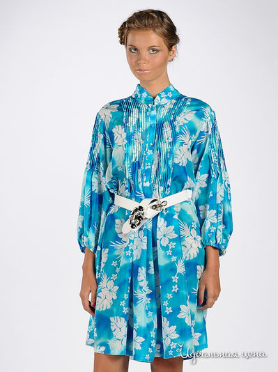 Платье Blugirl Blumarine, цвет цвет голубой