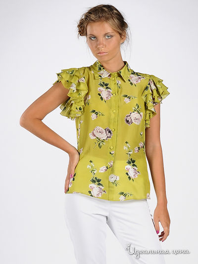 Блузка Blugirl Blumarine, цвет цвет салатовый