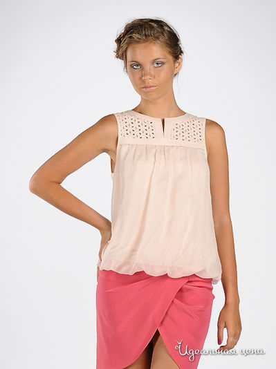 Блуза Blugirl Blumarine, цвет цвет бледно-розовый