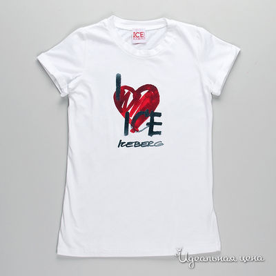 Футболка Iceberg, цвет цвет белый