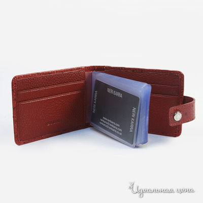 Визитница Neri Karra, цвет цвет красный