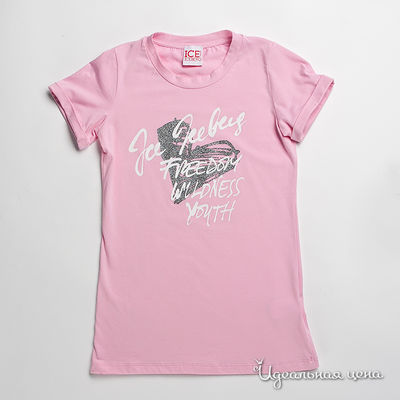 Футболка Iceberg, цвет цвет розовый