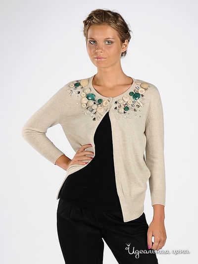 Кардиган Blugirl Blumarine, цвет цвет бежевый