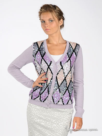 Кардиган Blugirl Blumarine, цвет цвет сиреневый