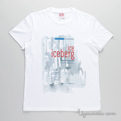Футболка Iceberg, цвет цвет белый