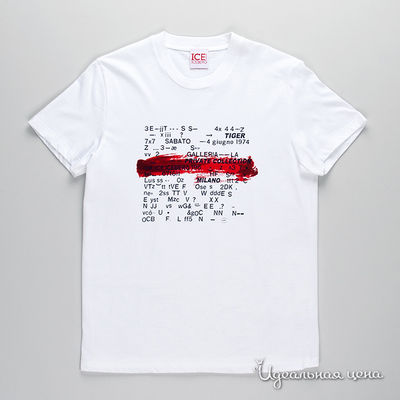 Футболка Iceberg, цвет цвет белый