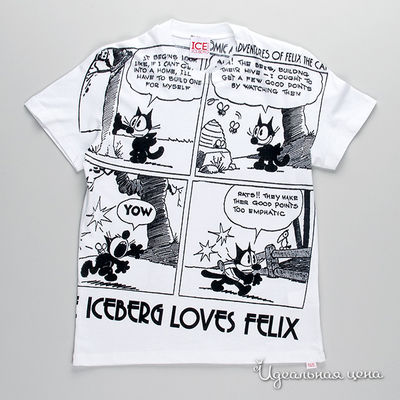 Футболка Iceberg, цвет цвет белый