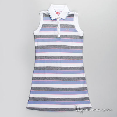 Платье Iceberg, цвет цвет белый / фиолетовый