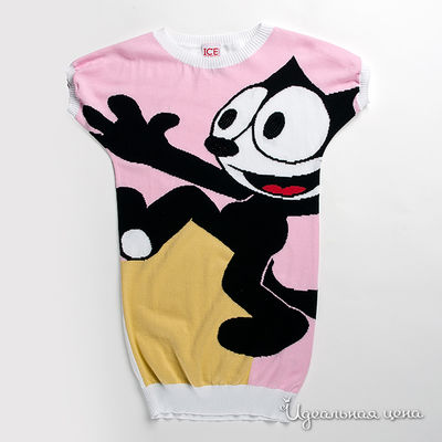 Платье Iceberg, цвет цвет розовый / белый