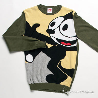 Свитер Iceberg, цвет цвет зеленый