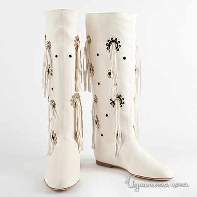 Сапоги Blugirl Blumarine, цвет цвет белый