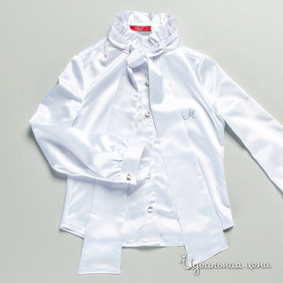 Блуза M&D school story, цвет цвет белый