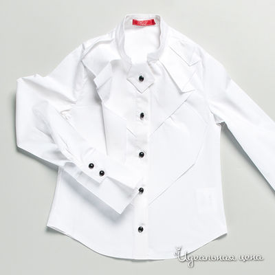 Блуза M&D school story, цвет цвет белый