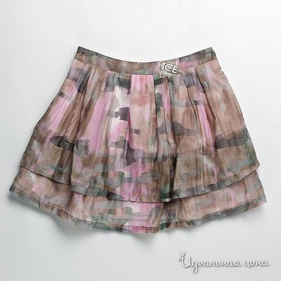 Юбка Iceberg, цвет цвет коричневый / розовый