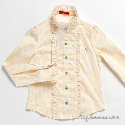 Блуза M&D school story, цвет цвет белый