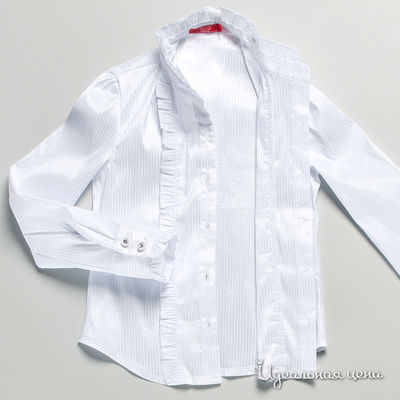 Блуза M&amp;D school story для девочки, цвет белый, рост 122-152 см