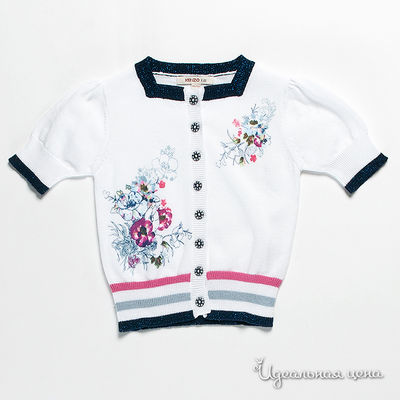 Кардиган Kenzo Kids, цвет цвет белый