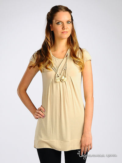 Платье Alpha Moda, цвет цвет бежевый