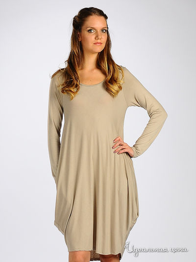 Платье Alpha Moda, цвет цвет бежевый