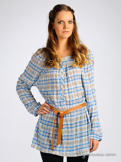 рубашка Alpha Moda, цвет цвет синий