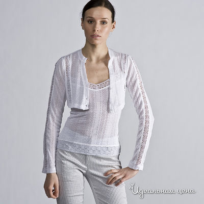 Твинсет Cristina Gavioli, цвет цвет белый