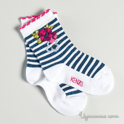 Носки Kenzo Kids, цвет цвет белый