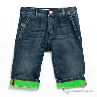 Шорты Diesel kids, цвет цвет синий
