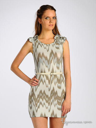 Платье Alpha Moda, цвет цвет бежевый