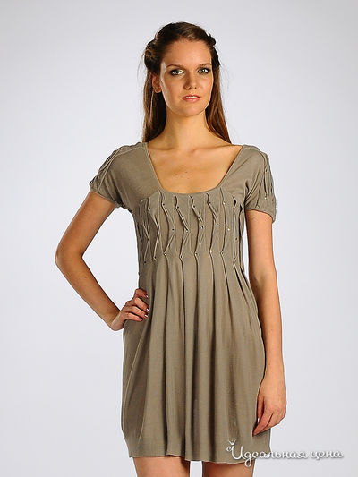 Платье Alpha Moda, цвет цвет коричневый