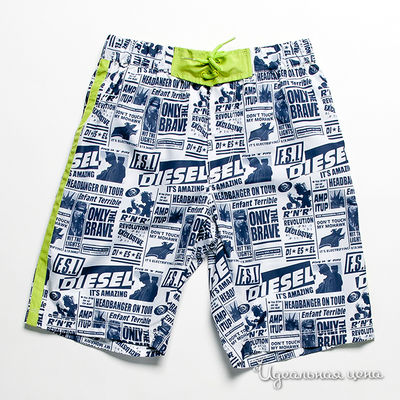 Плавки Diesel kids, цвет цвет белый