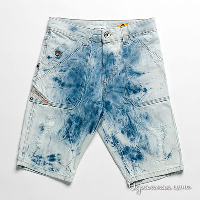 Шорты Diesel kids, цвет цвет голубой