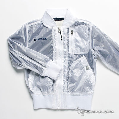 Ветровка Diesel kids, цвет цвет белый