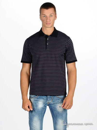 Поло Kanzler, цвет цвет черный / серый