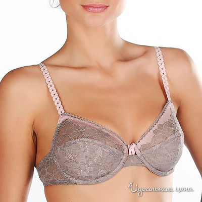 Бюстгальтер Triumph, цвет цвет серый / розовый