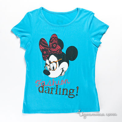 Футболка Disney, цвет цвет голубой