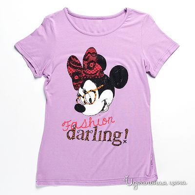 Футболка Disney, цвет цвет сиреневый