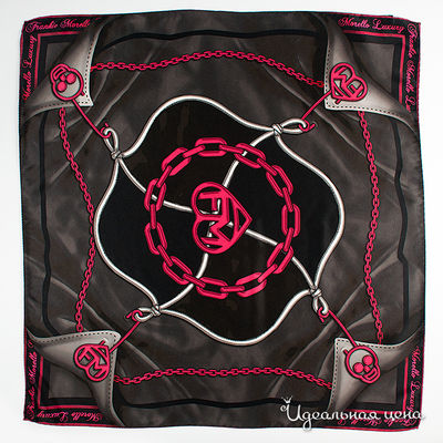 Платок Frankie Morello, цвет цвет черный / розовый