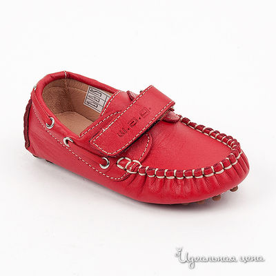Мокасины Wag boys, цвет цвет красный