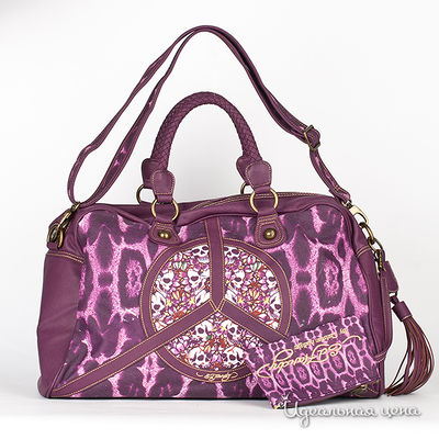 Сумка Ed Hardy, цвет цвет фиолетовый
