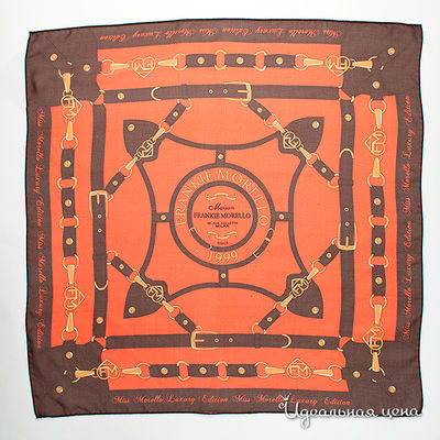 Платок Frankie Morello, цвет цвет оранжевый / коричневый