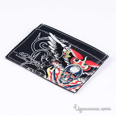 Визитница Ed Hardy, цвет цвет черный