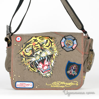Сумка Ed Hardy, цвет цвет хакки