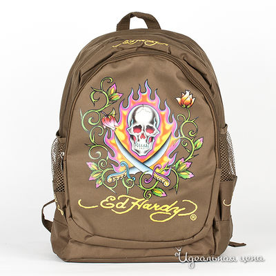 Рюкзак Ed Hardy, цвет цвет коричневый