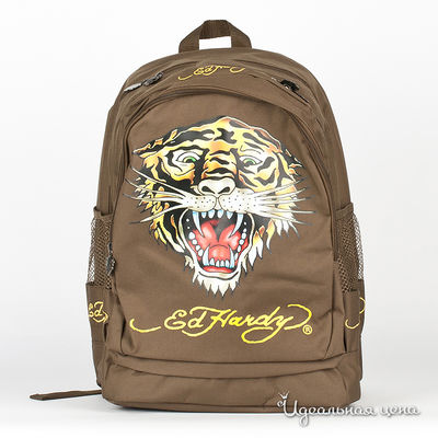 Рюкзак Ed Hardy, цвет цвет коричневый