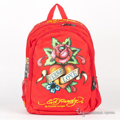Рюкзак Ed Hardy, цвет цвет красный