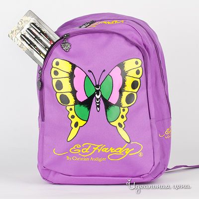 Рюкзак Ed Hardy, цвет цвет фиолетовый
