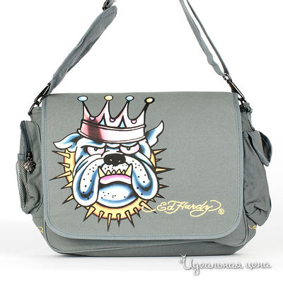 Сумка Ed Hardy, цвет цвет серый
