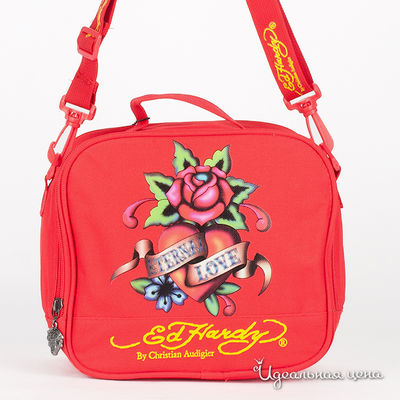 сумка-кейс Ed Hardy, цвет цвет красный