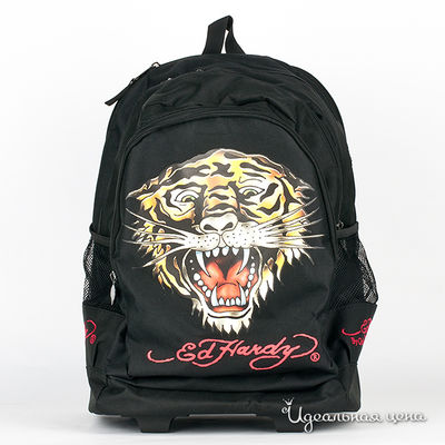 Рюкзак-чемодан Ed Hardy, цвет цвет черный